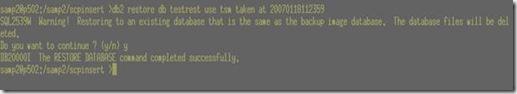 Knowledge Management IT for you: DB2 Database Step by Step Backup and ... image.